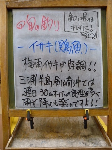 週刊旬の釣り看板