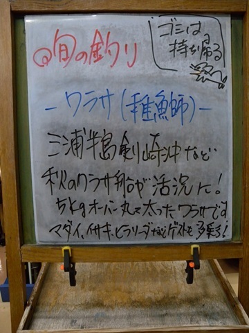 週刊旬の釣り看板